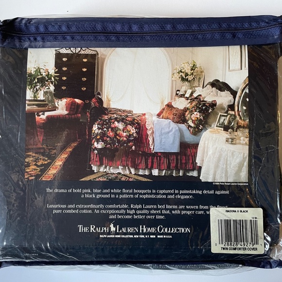 Ralph Lauren Isadora Black Twin Size Comforter - new in package - Picture 2 of 2
